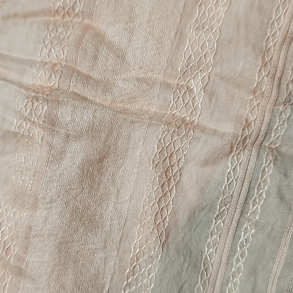 NWT 1.State Top Embroidered Off-the-Shoulder Blouse Pink XS Boho Bell Sleeve - Picture 6 of 7